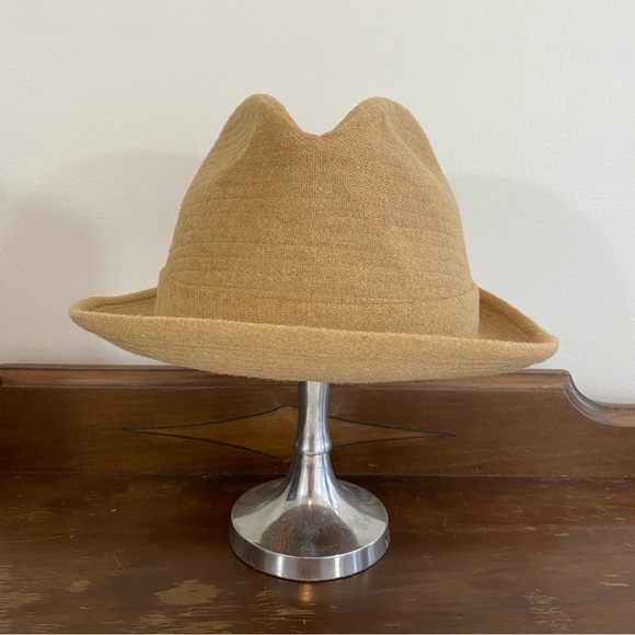 Vintage Dobbs 5th Avenue New York Fedora 7-1/4 Tan